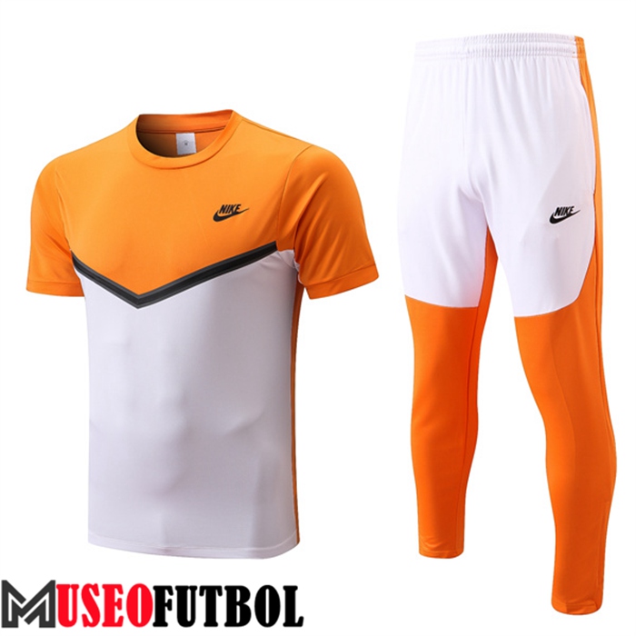 Camiseta Entrenamiento Nike + Pantalones Amarillo/Blanco 2022/2023