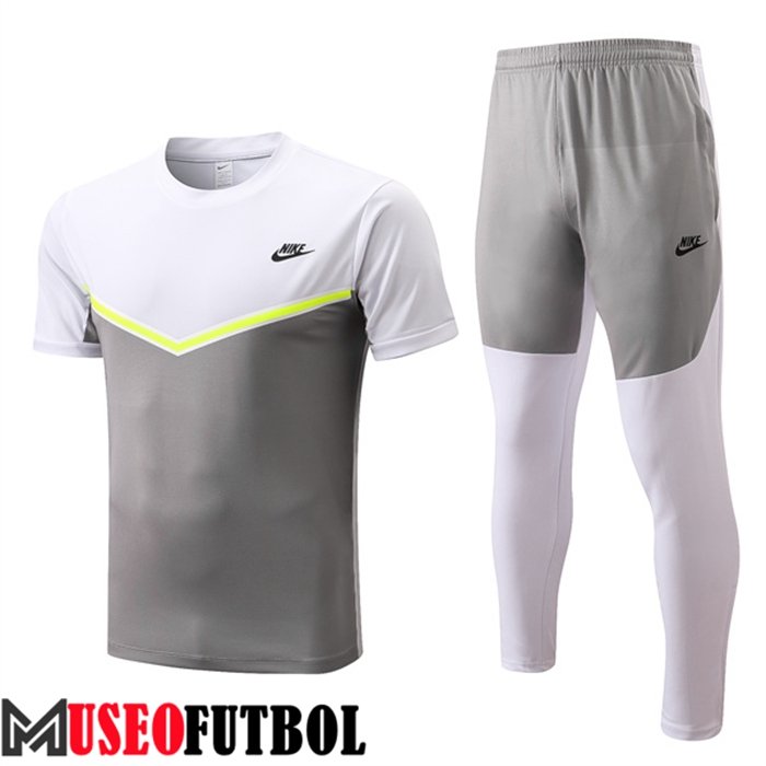 Camiseta Entrenamiento Nike + Pantalones Gris/Blanco 2022/2023