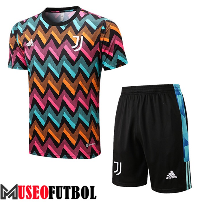 Camiseta Entrenamiento + Cortos Juventus Claire/Naranja/Rosa 2022/2023