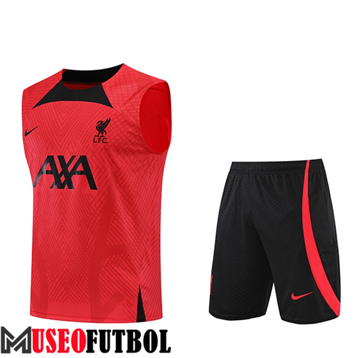 Chalecos De Futbol + Cortos FC Liverpool Rojo 2022/2023