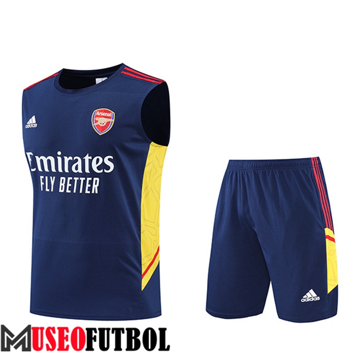 Chalecos De Futbol + Cortos Arsenal Azul Marin 2022/2023