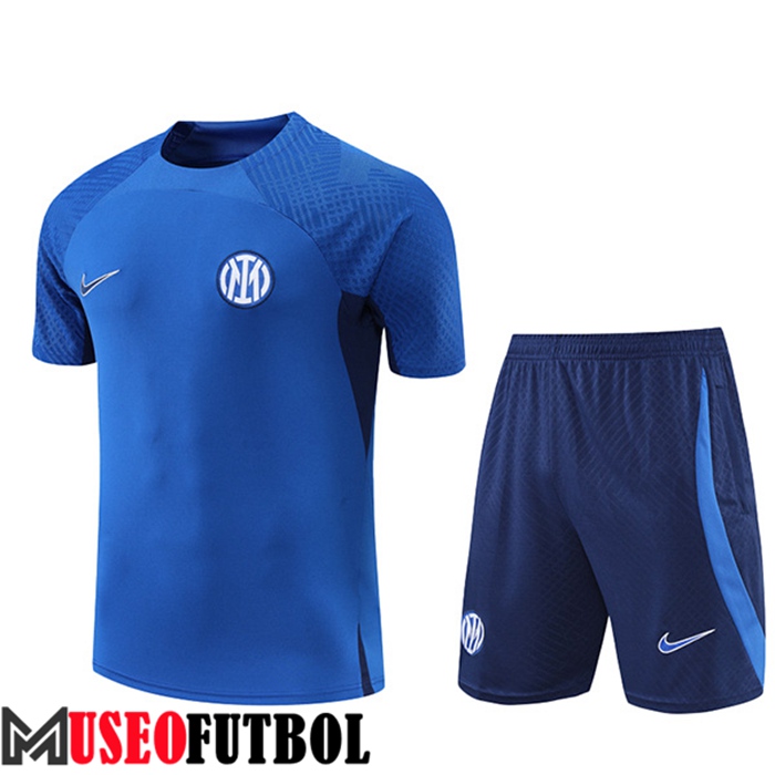 Camiseta Entrenamiento + Cortos Inter Milan Azul 2022/2023