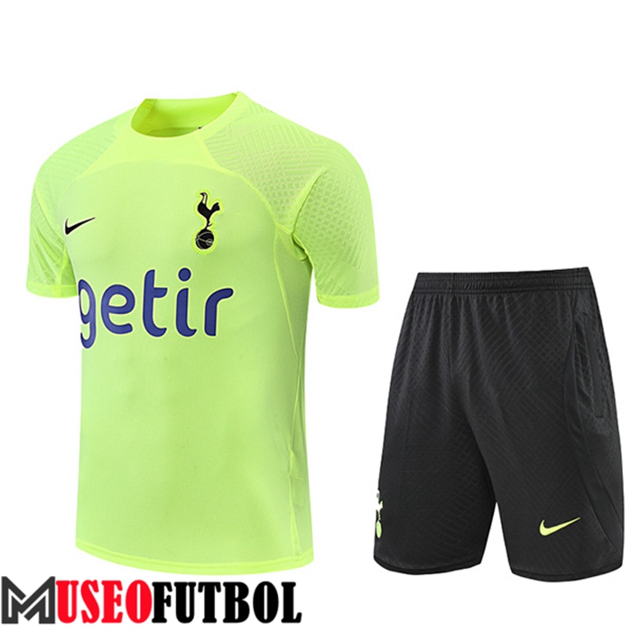 Camiseta Entrenamiento + Cortos Tottenham Hotspur Verde 2022/2023