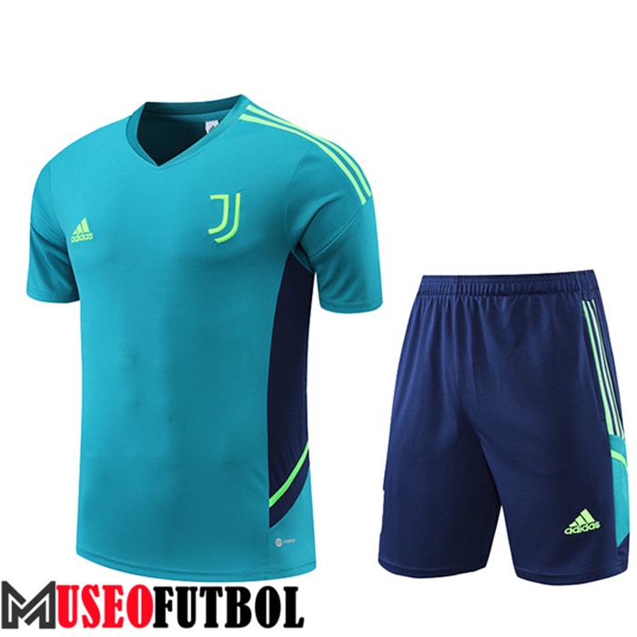 Camiseta Entrenamiento + Cortos Juventus Verde 2022/2023