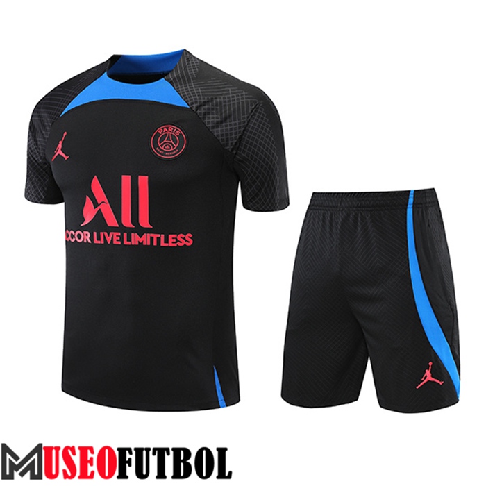 Camiseta Entrenamiento + Cortos Jondan PSG Negro 2022/2023