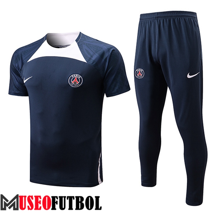 Camiseta Entrenamiento + Pantalones PSG Blanco/Azul 2022/2023