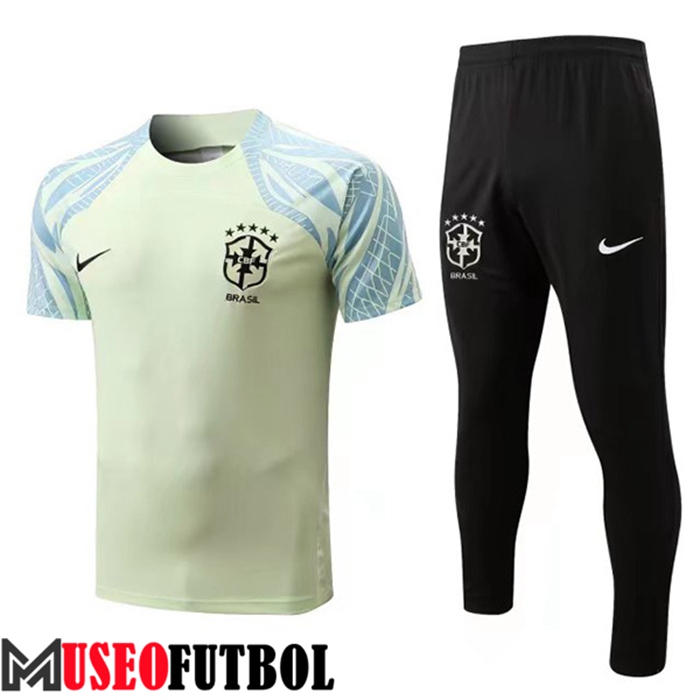 Camiseta Entrenamiento + Pantalones Brasil Amarillo 2022/2023