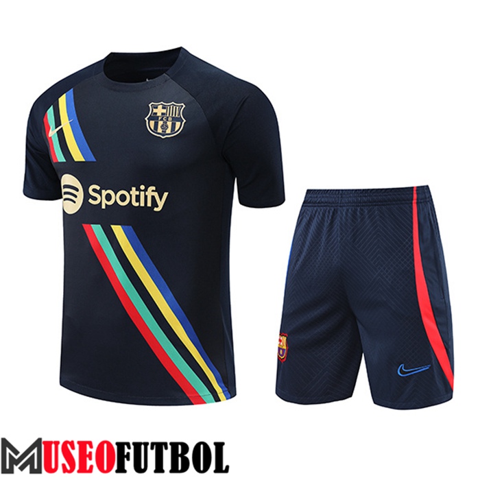 Camiseta Entrenamiento + Cortos FC Barcelona Negro 2022/2023