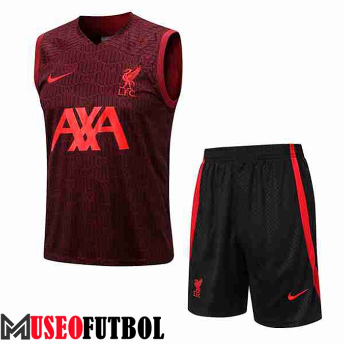 Chalecos De Futbol + Cortos FC Liverpool Rojo 2022/2023