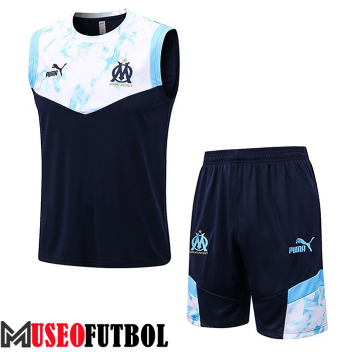 Chalecos De Futbol + Cortos Marsella Azul Marin 2022/2023