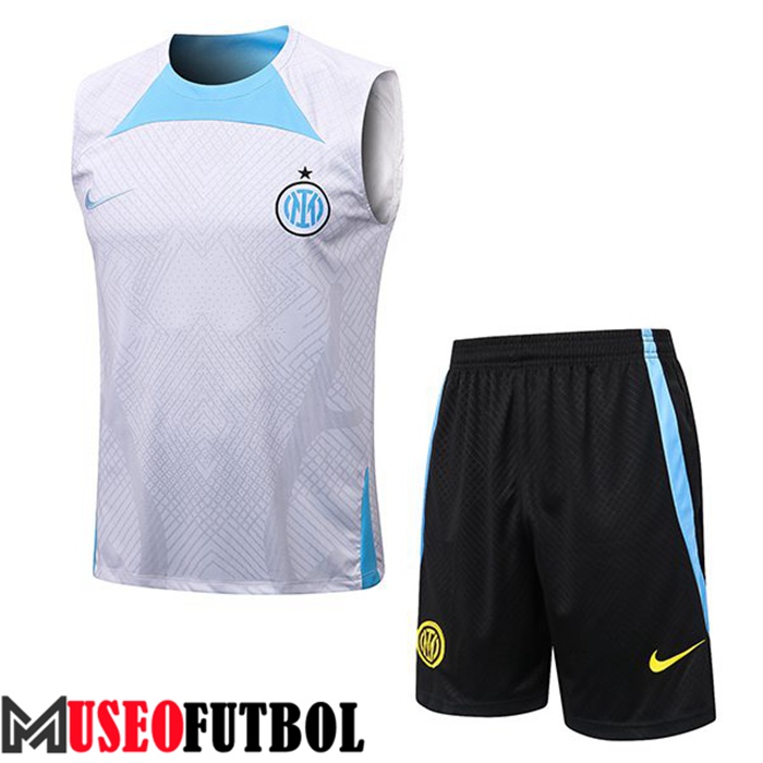 Chalecos De Futbol + Cortos Inter Milan Blanco 2022/2023