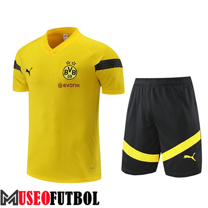 Camiseta Entrenamiento + Cortos Dortmund BVB Amarillo 2022/2023