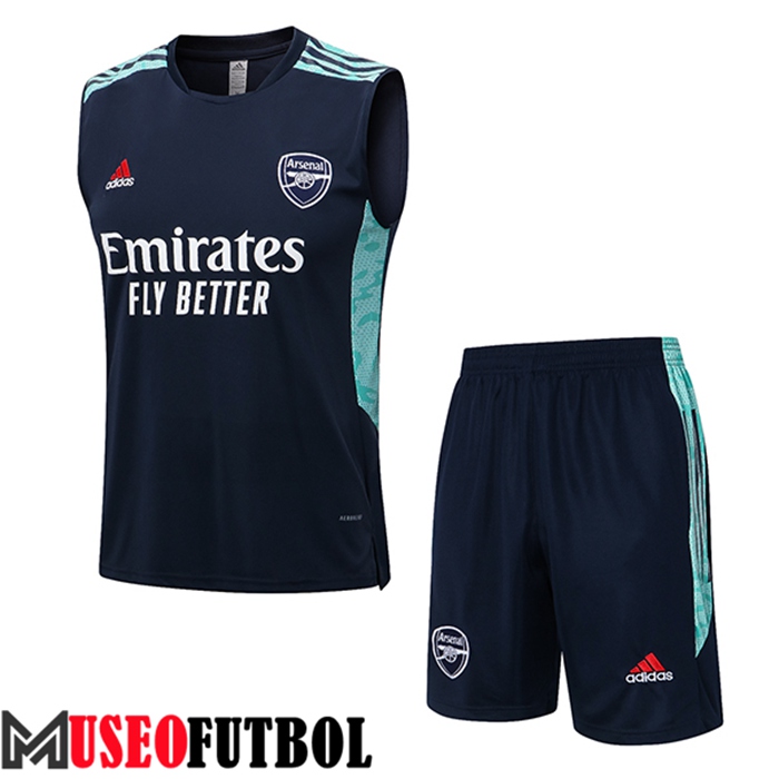 Camiseta Entrenamiento + Cortos Arsenal Azul Marino 2022/2023