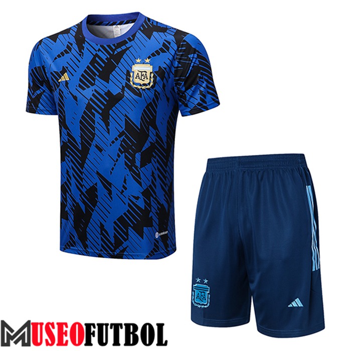 Camiseta Entrenamiento + Cortos Argentina Azul 2022/2023