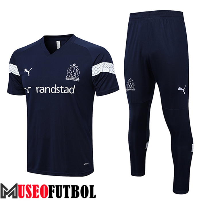 Camiseta Entrenamiento + Pantalones Marsella Azul Marino 2022/2023