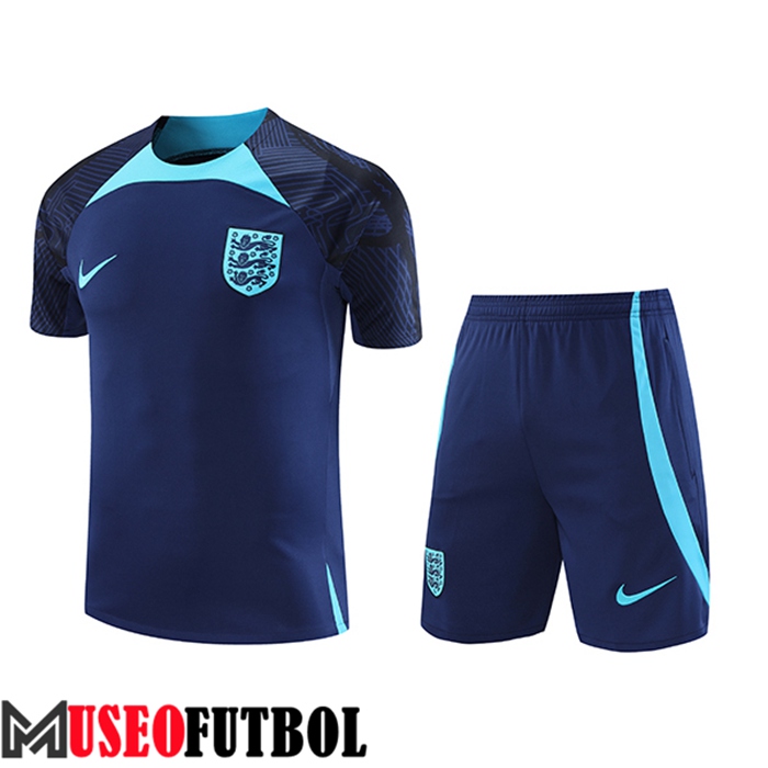 Camiseta Entrenamiento + Cortos Inglaterra Azul Marino 2022/2023