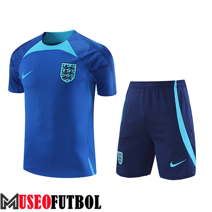 Camiseta Entrenamiento + Cortos Inglaterra Azul 2022/2023