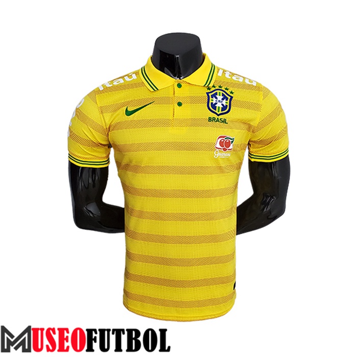 Camiseta Polo Brasil Amarillo 2022/2023