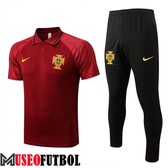 Camiseta Polo Portugal Rojo 2022/2023