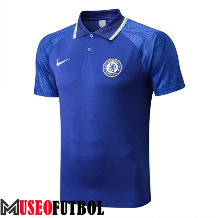 Camiseta Polo FC Chelsea Azul 2022/2023