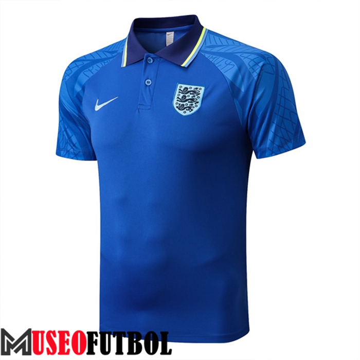 Camiseta Polo Inglaterra Azul 2022/2023