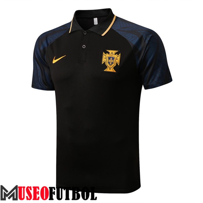 Camiseta Polo Portugal Negro 2022/2023