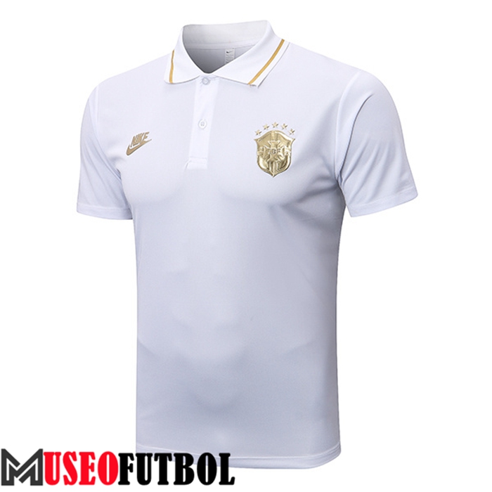 Camiseta Polo Brasil NIKE Blanco 2022/2023