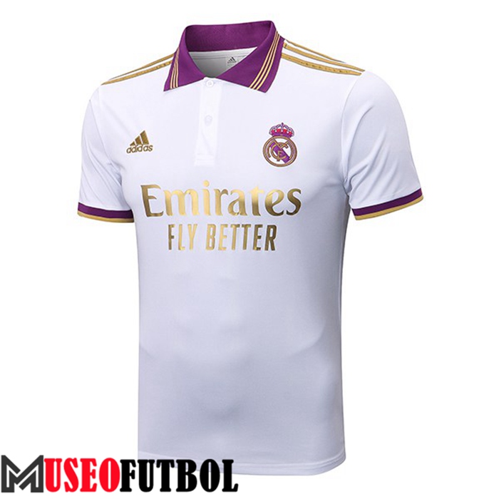 Camiseta Polo Real Madrid Blanco 2022/2023