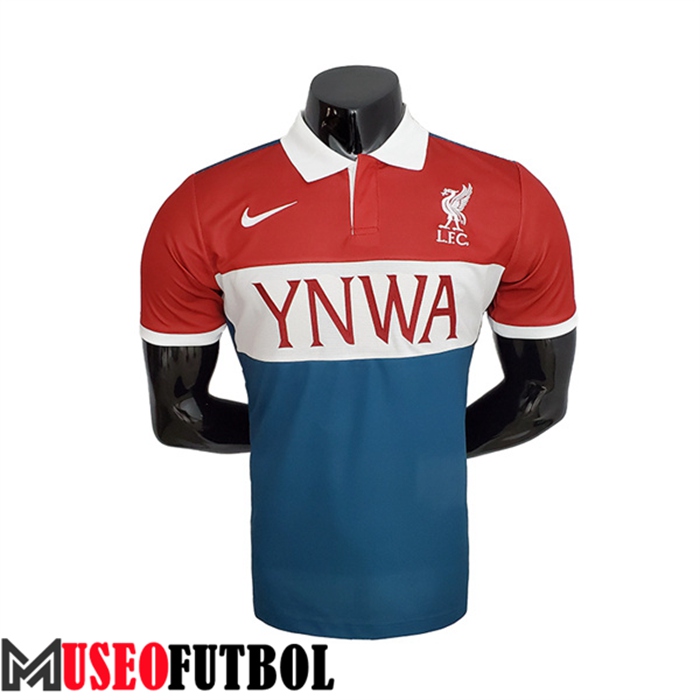 Camiseta Polo FC Liverpool Rojo/Blanco/Azul 2022/2023