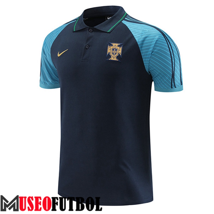 Camiseta Polo Portugal Azul Marino 2022/2023 -02