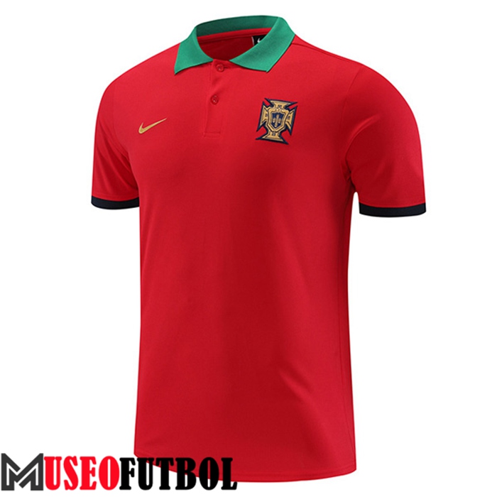 Camiseta Polo Portugal Rojo 2022/2023 -02