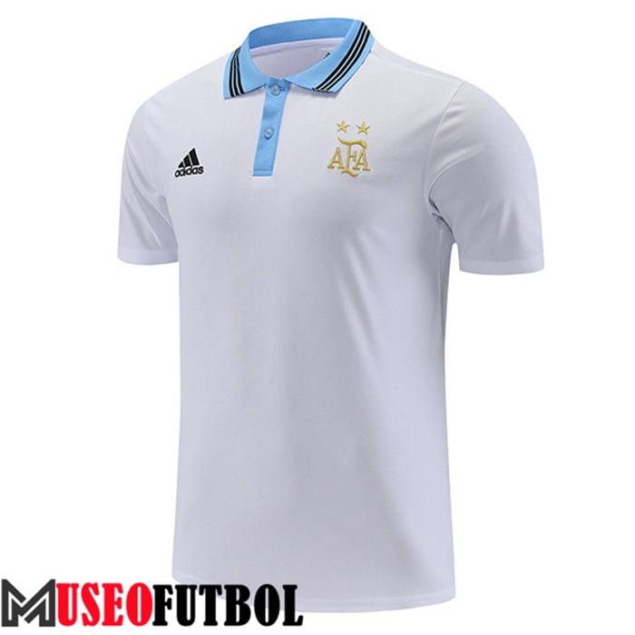 Camiseta Polo Argentina Blanco 2022/2023