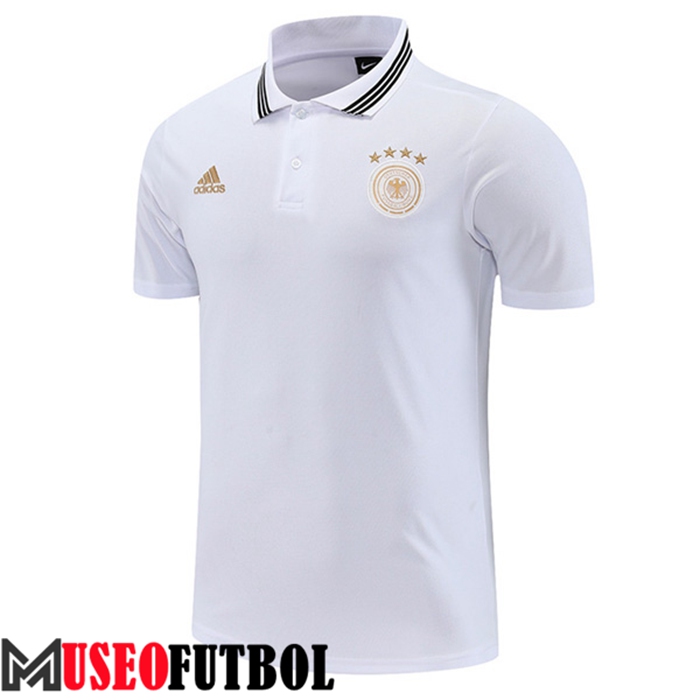 Camiseta Polo Alemania Blanco 2022/2023