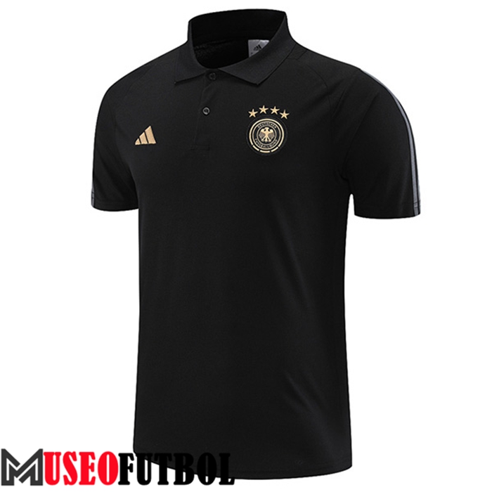 Camiseta Polo Alemania Negro 2022/2023