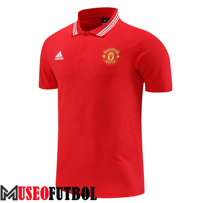 Camiseta Polo Manchester United Rojo 2022/2023