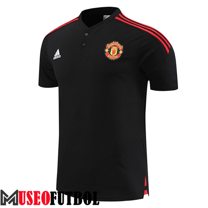 Camiseta Polo Manchester United Negro 2022/2023