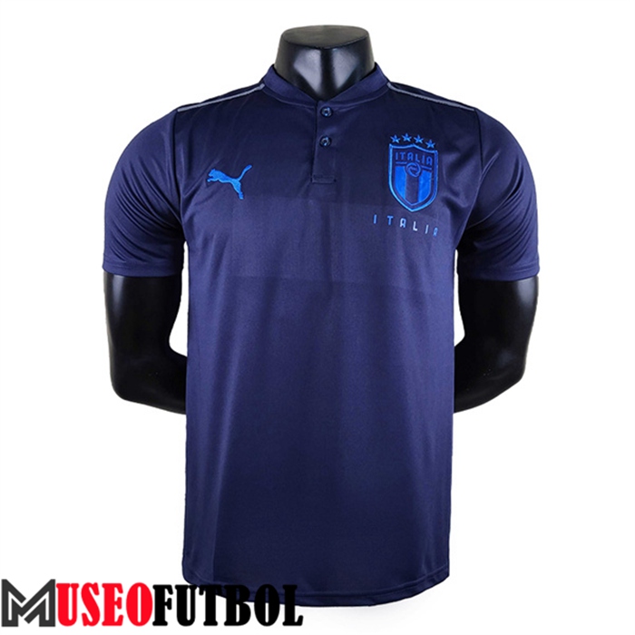 Camiseta Polo Italia Azul Marino 2022/2023