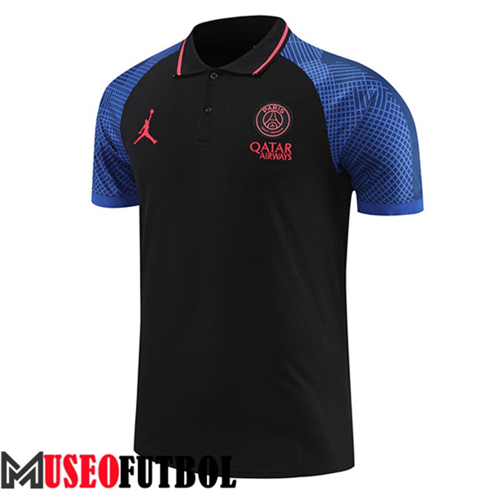 Camiseta Polo PSG Negro 2022/2023