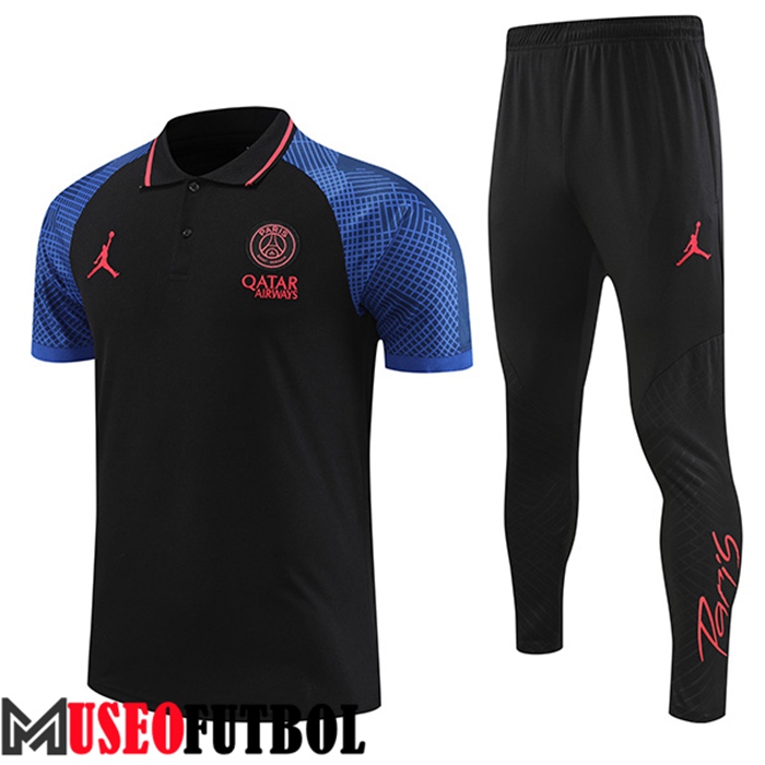 Camiseta Polo PSG Negro 2022/2023