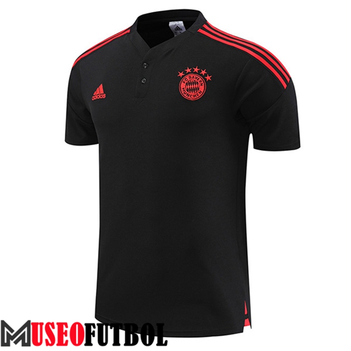 Camiseta Polo Bayern Munich Negro 2022/2023