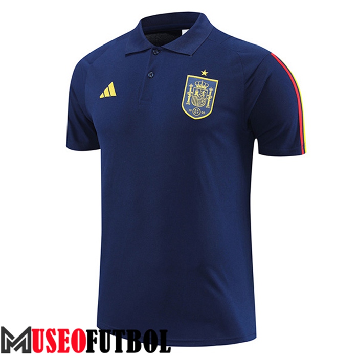 Camiseta Polo España Azul Marino 2022/2023