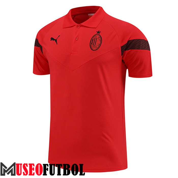 Camiseta Polo AC Milan Rojo 2022/2023