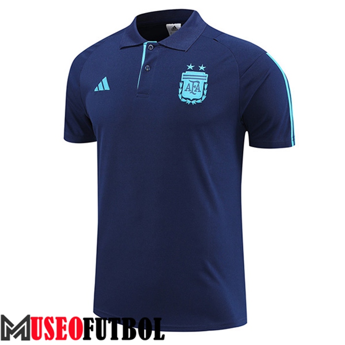 Camiseta Polo Argentina Azul Marino 2022/2023