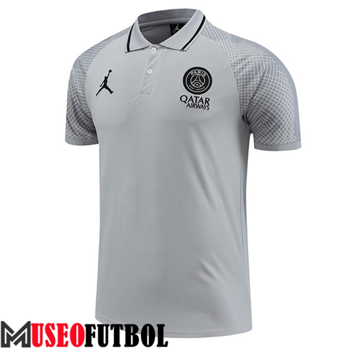 Camiseta Polo PSG Gris 2022/2023