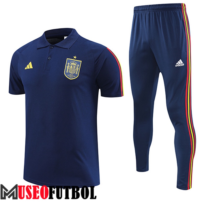 Camiseta Polo España Azul Marino 2022/2023