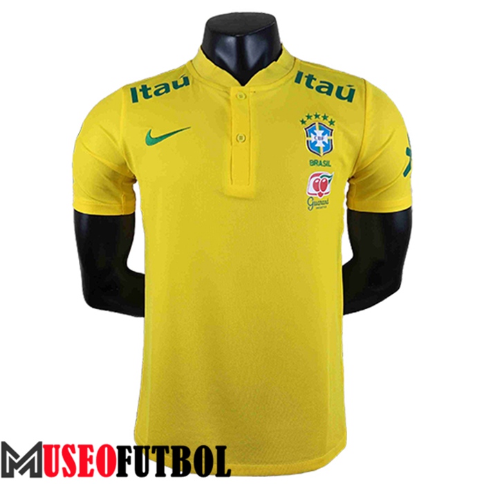 Camiseta Polo Brasil Amarillo 2022/2023