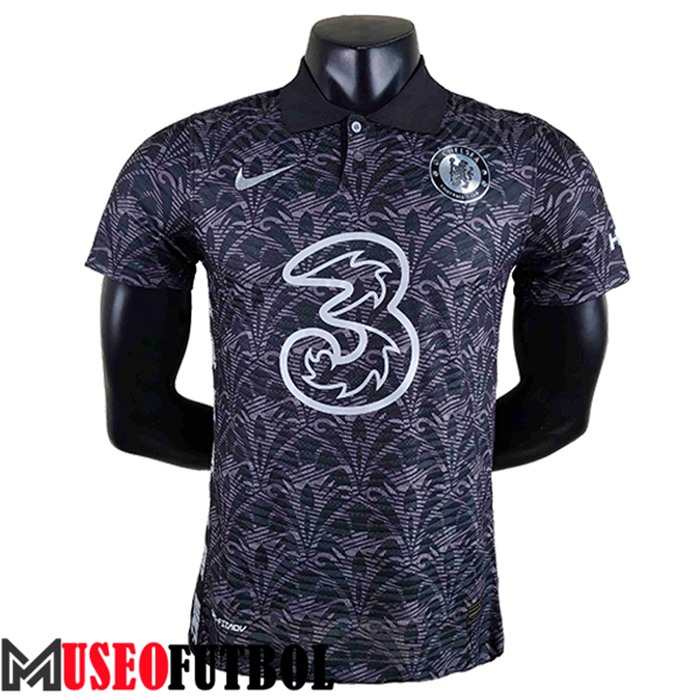 Camiseta Polo FC Chelsea Negro 2022/2023