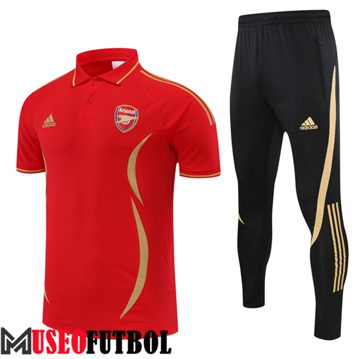 Camiseta Polo Arsenal Rojo 2022/2023