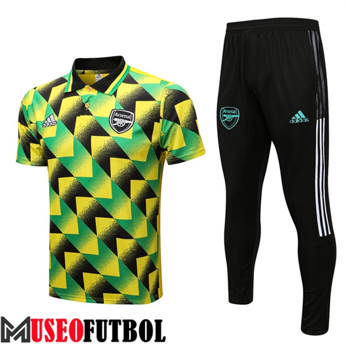 Camiseta Polo Arsenal Verde/Negro 2022/2023