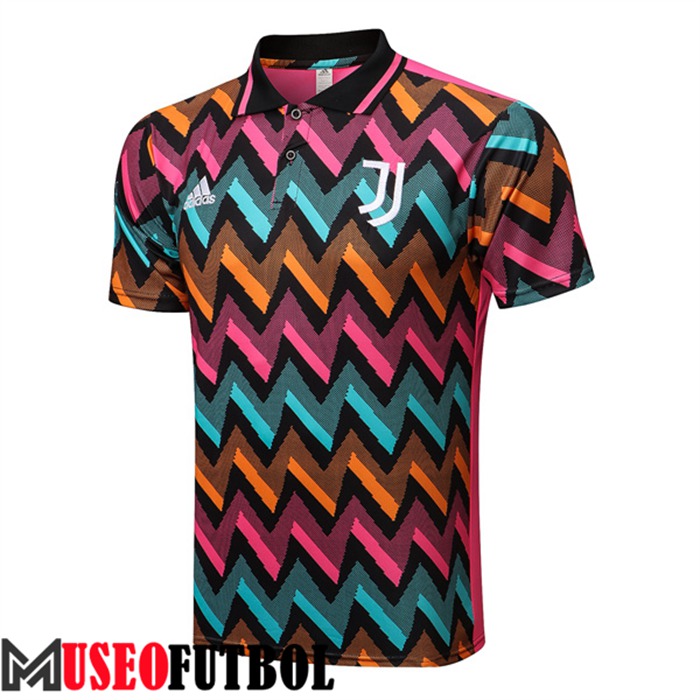 Camiseta Polo Juventus Azul/Amarillo/Rojo 2022/2023